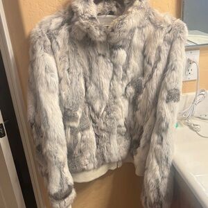 Womens Fur Jacket with lining